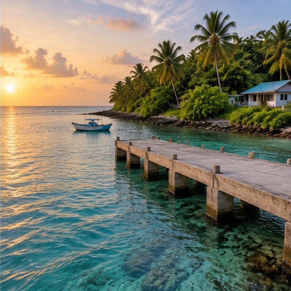 Illustrative Maldives setting for the Maafushi guide