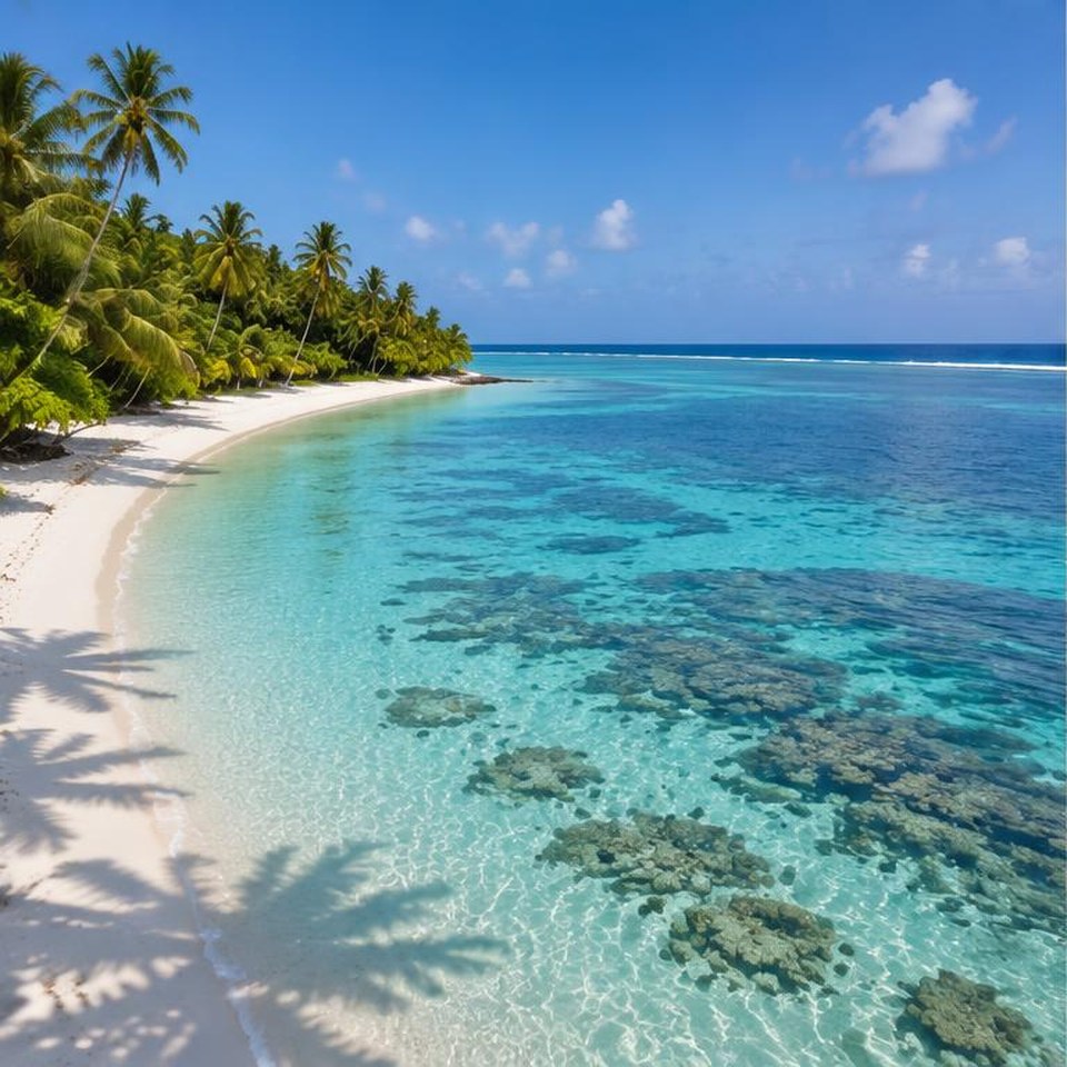 Illustrative Maldives setting for the Maamigili guide